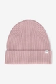 pink Wood Wood wool beanie Luca Unisex