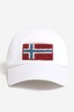 Napapijri cotton baseball cap Falis cotton white NA4GAY