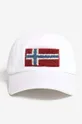 white Napapijri cotton baseball cap Falis Unisex