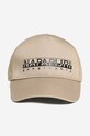 Napapijri baseball cap F-Box Cap applique beige NA4GAZ