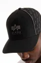 czarny Alpha Industries czapka z daszkiem Reflective Cap
