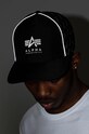 Alpha Industries baseball sapka Reflective Cap 116904.03 fekete
