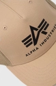 Šiltovka Alpha Industries hnedá