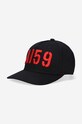 Alpha Industries cotton baseball cap 3D Cap cotton black 116903.94