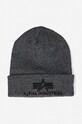 Alpha Industries beanie 3D Beanie applique gray 168910.315