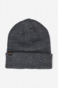Alpha Industries beanie 3D Beanie 168910.315 gray AA00