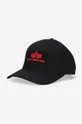 black Alpha Industries cotton baseball cap Cap VLC II 178905 94 Unisex
