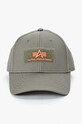 Alpha Industries cotton baseball cap VLC Cap II 178905.257 green AA00