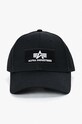 Alpha Industries cotton baseball cap VLC Cap II 178905.03 black AA00