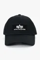 Alpha Industries cotton baseball cap VLC Cap II black