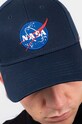 Accessories Alpha Industries cotton baseball cap NASA Cap 186903.07 navy