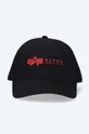 Alpha Industries czapka z daszkiem bawełniana 100 % Bawełna