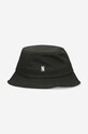 Norse Projects kapelusz bawełniany aplikacja brązowy N80.0101.8109