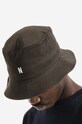 Norse Projects kapelusz bawełniany brązowy N80.0101.8109