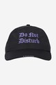 PLEASURES șapcă Disturb Nylon negru P22SU056