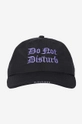 black PLEASURES baseball cap Disturb Nylon