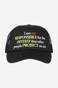 PLEASURES baseball cap Responsible Trucker black P22SU057