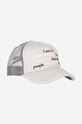 PLEASURES baseball cap Responsible Trucker other silver P22SU057
