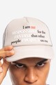 PLEASURES baseball cap Responsible Trucker P22SU057 silver