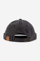 Bavlněná čepice Alpha Industries Docker Hat 136900.03 černá AA00
