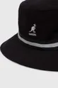 Bavlněný klobouk Kangol Lahinch černá
