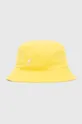 żółty Kangol kapelusz bawełniany Kapelusz Kangol Washed Bucket K4224HT WHITE Unisex