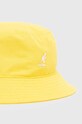 Akcesoria Kangol kapelusz bawełniany Kapelusz Kangol Washed Bucket K4224HT WHITE K4224HT żółty