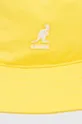 żółty Kangol kapelusz bawełniany Kapelusz Kangol Washed Bucket K4224HT WHITE