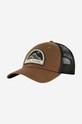 Fjallraven czapka z daszkiem Badge Långtradarkeps aplikacja zielony F78152.248