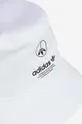 λευκό Βαμβακερό καπέλο adidas Unite Bucket