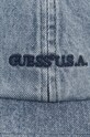 Guess U.S.A. czapka z daszkiem bawełniana Washed Denim Dad M3GZ17.D50J0 niebieski AA00