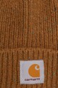 Carhartt WIP czapka wełniana CZAPKA CARHARTT ANGLISTIC BEANIE I013193 HZ00 I013193 brązowy AA00
