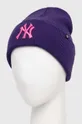 Шапка 47 brand MLB New York Yankees фіолетовий