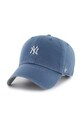 47brand șapcă de baseball din bumbac MLB New York Yankees bumbac albastru B.BSRNR17GWS.TB