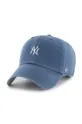 niebieski 47brand czapka z daszkiem bawełniana MLB New York Yankees Unisex