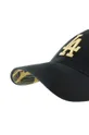 Βαμβακερό καπέλο του μπέιζμπολ 47 brand MLB Los Angeles Dodgers μαύρο