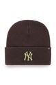Čepice 47brand MLB New York Yankees středně silná hnědá B.HYMKR17ACE.BWE
