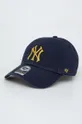 granatowy 47brand czapka z daszkiem bawełniana MLB New York Yankees Unisex