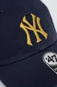 47brand czapka z daszkiem bawełniana MLB New York Yankees granatowy
