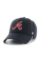 granatowy 47 brand czapka z daszkiem z domieszką wełny MLB Atlanta Braves Unisex