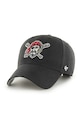 47 brand czapka z daszkiem z domieszką wełny MLB Pittsburgh Pirates z domieszką wełny czarny B.MVP20WBV.BKO