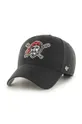 чёрный Кепка из смесовой шерсти 47brand MLB Pittsburgh Pirates Unisex
