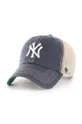 mornarsko plava Kapa sa šiltom 47brand MLB New York Yankees Unisex