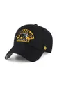 czarny 47 brand czapka z daszkiem z domieszką wełny NHL Boston Bruins Unisex