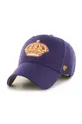 fioletowy 47 brand czapka z daszkiem z domieszką wełny NHL Los Angeles Kings Unisex