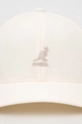 Kangol cappello con visiera con aggiunta di cotone beige