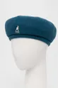 Kangol beret wełniany zielony