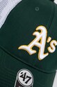 47 brand czapka z daszkiem MLB Oakland Athletics B.BRANS18CTP.DGA zielony AA00