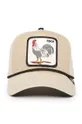 Хлопковая кепка Goorin Bros Rooster бежевый