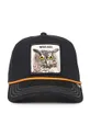 Goorin Bros czapka z daszkiem bawełniana Wise Owl czarny